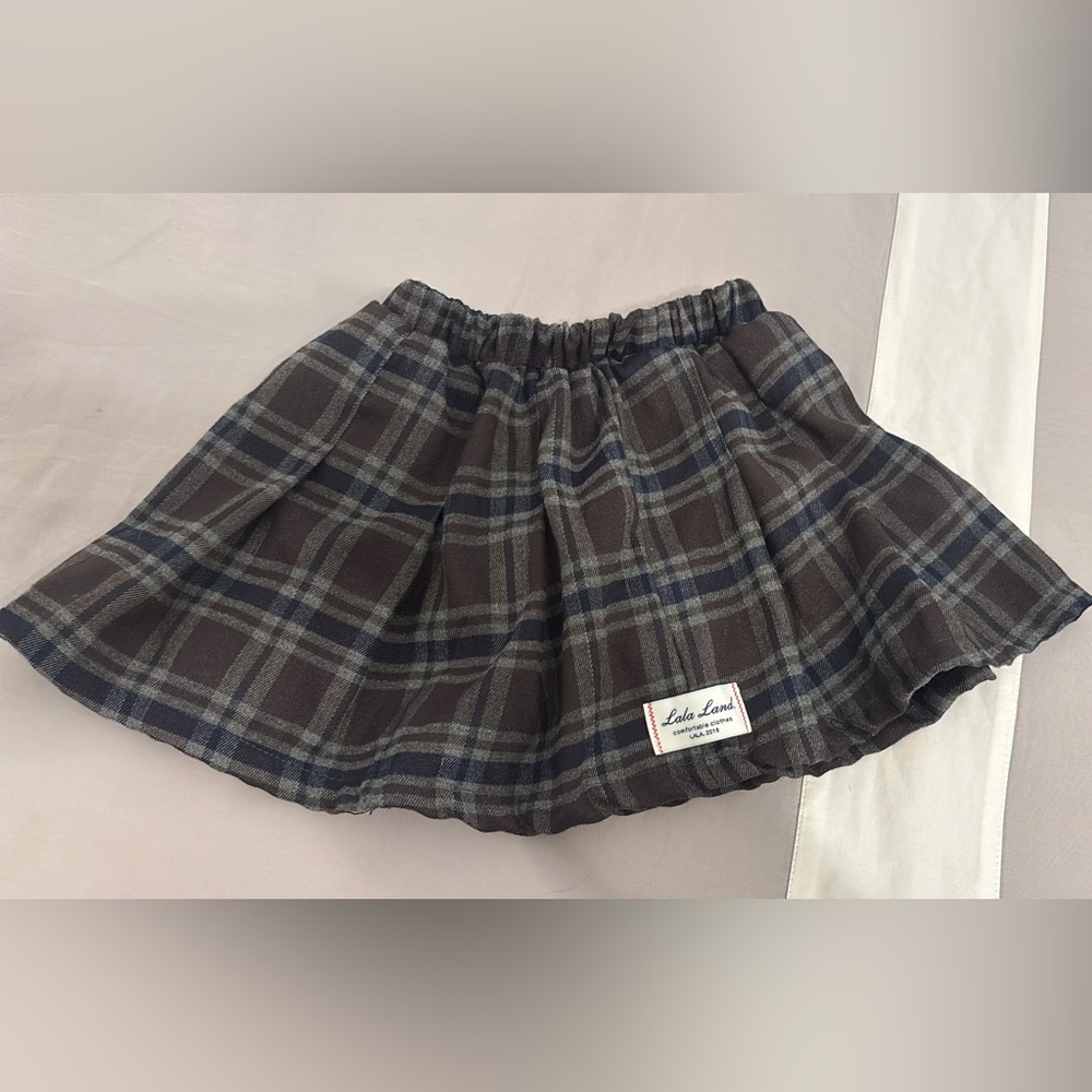 Girls Plaid Skirt